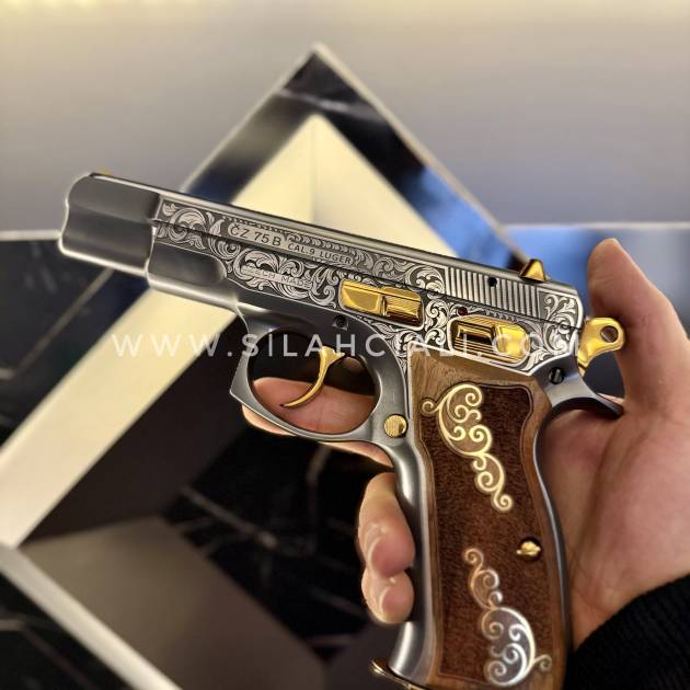 CZ 75B Barok Gravür ve Titanyum Kaplama