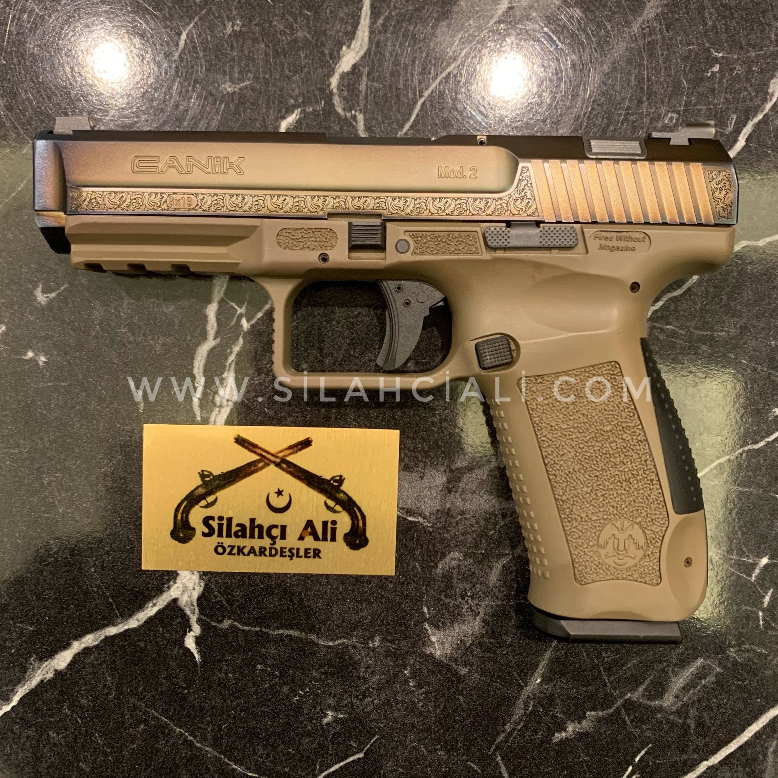 Canik TP9-SA Gravür ve Yanık Titanyum Kaplama