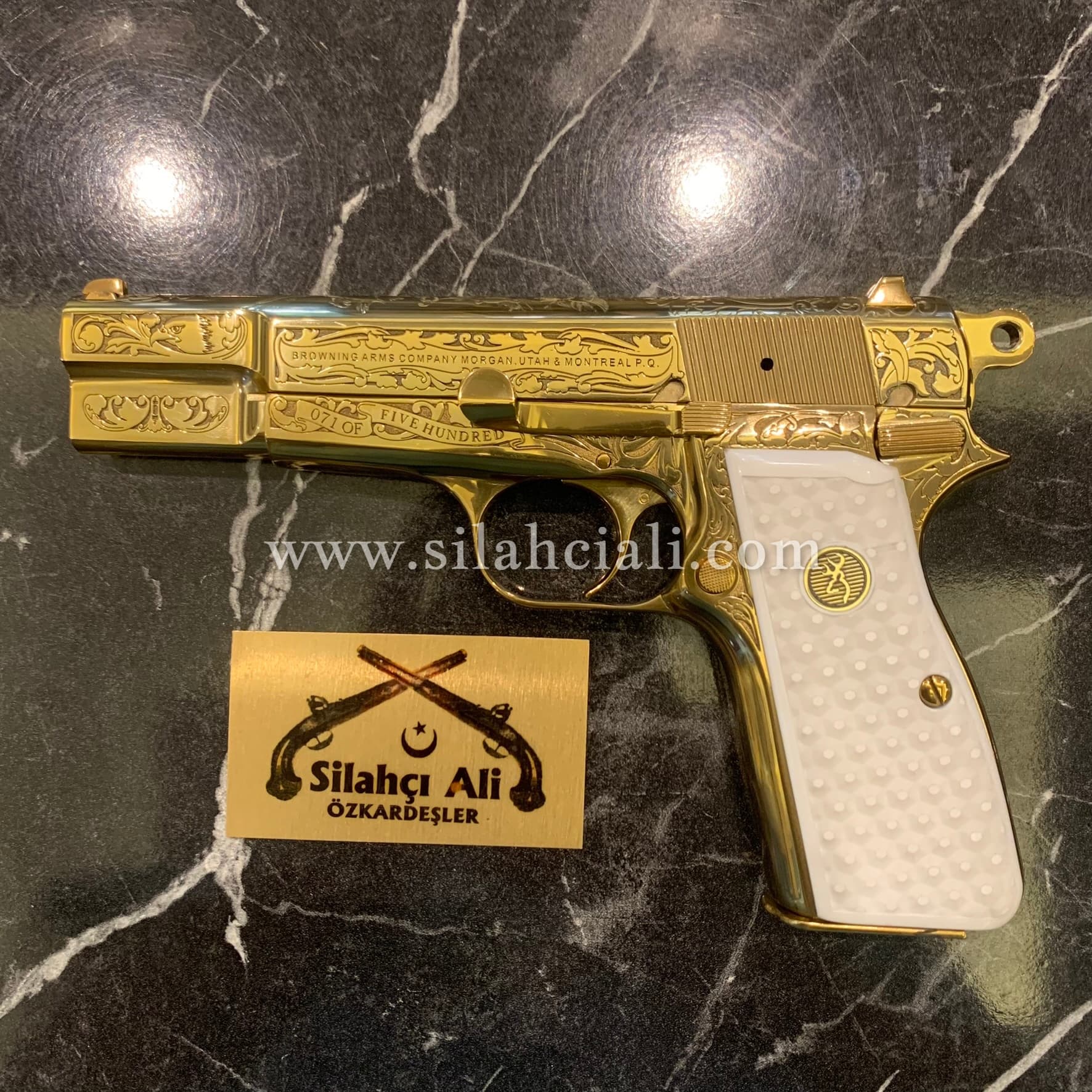 Browning 100. Yıl Gravür ve Altın Kaplama