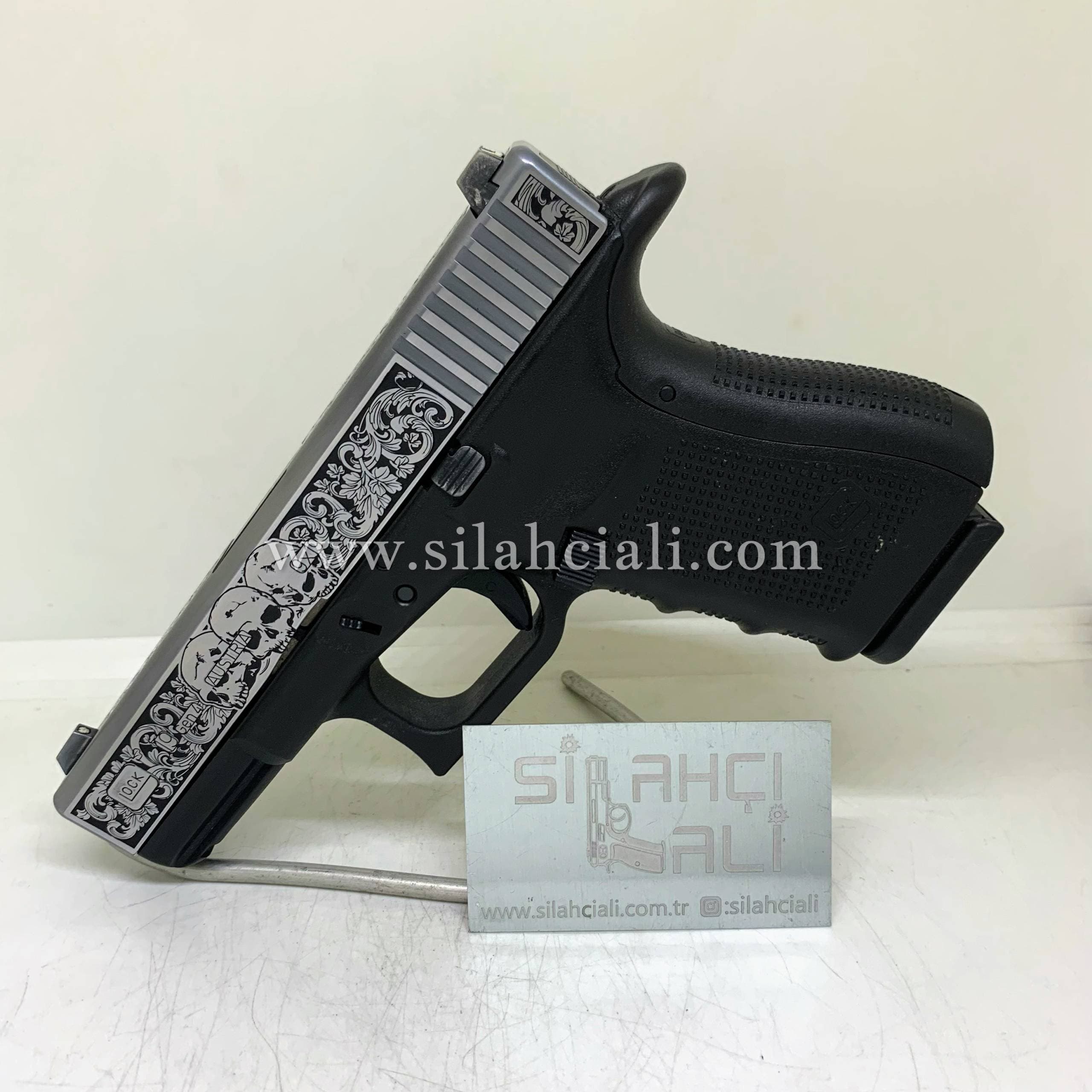 Glock 19 Gravür ve Titanyum Kaplama